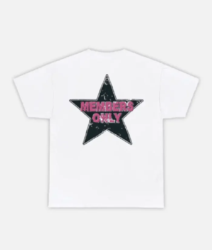 Yellyard Members Only T-Shirt WhitePink