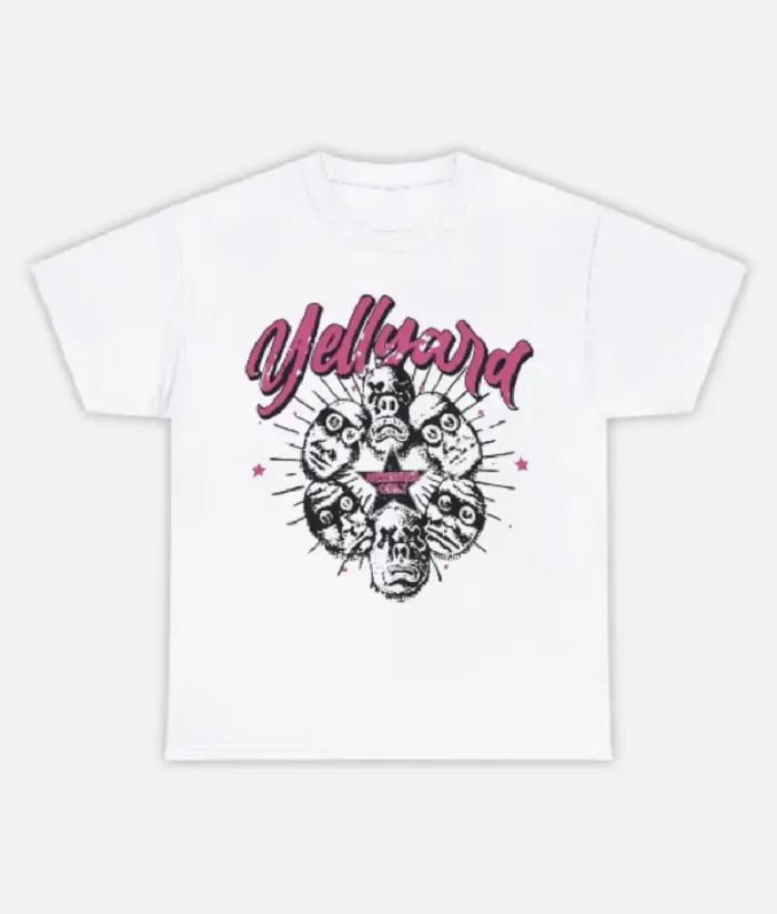 Yellyard Members Only T-Shirt WhitePink