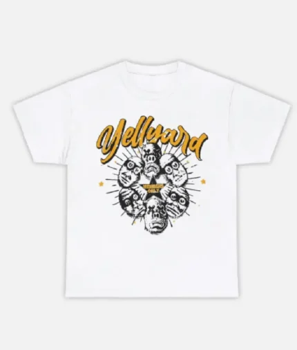 Yellyard Members Only T Shirt White Yellow 2